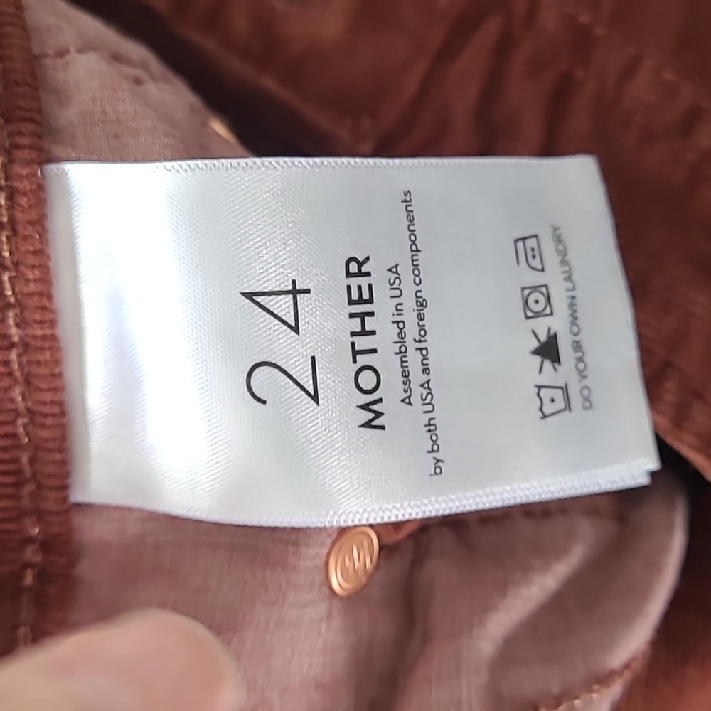 Mother Mid Rise Rider Cords 24 - Picture 2 of 9